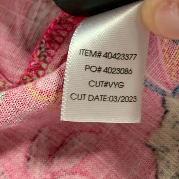 Torrid 3X Midi Rayon Slub Button Front Tie Dress Leopard Pink *flaw - Picture 9 of 10